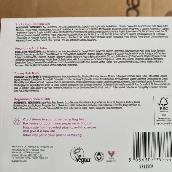 mama mio Bloomin Lovely Perfect Pamper Pack Gift Pregnant Mom New In Box Baby - Picture 4 of 4